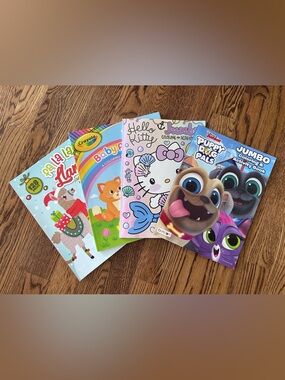 📚 Bulk Lot NEW Kids Coloring & Activity Books (Set of 4) 📚 bulk lot